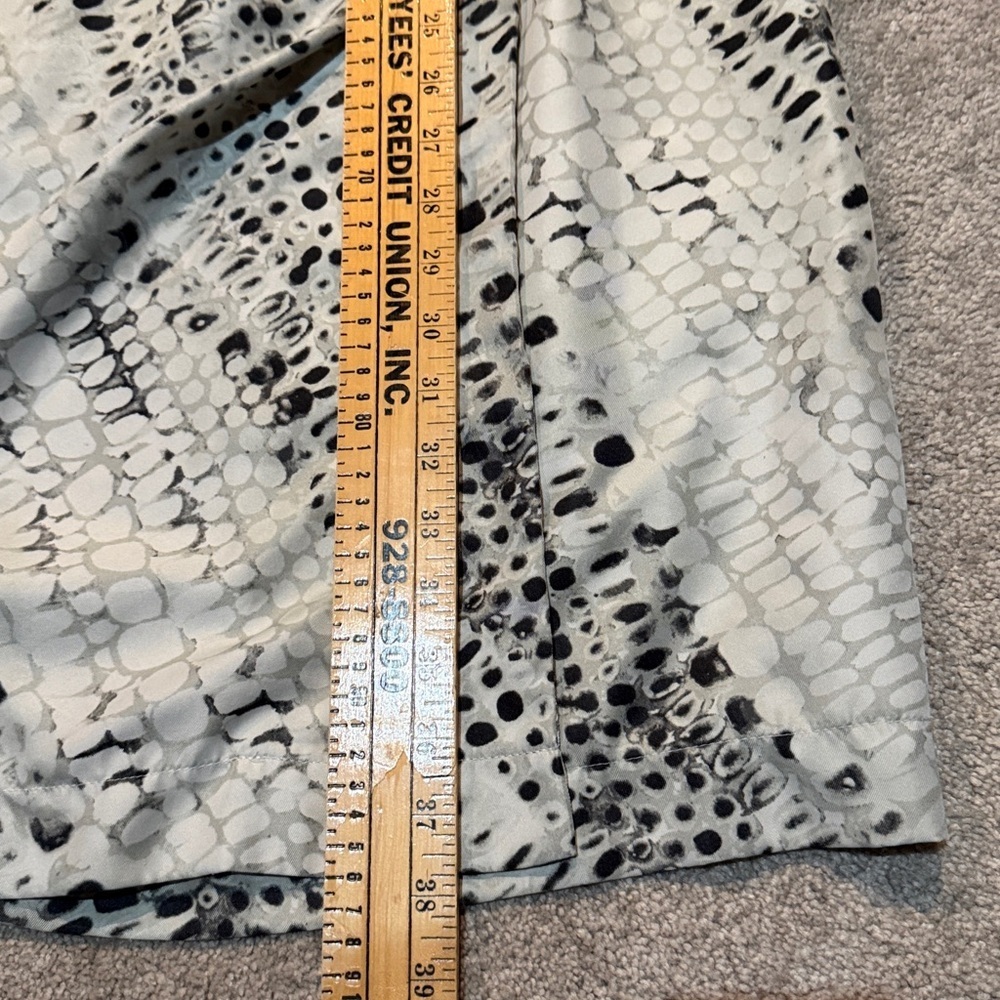 Calvin Klein Snake Print Faux Wrap Dress Size 8 - Picture 8 of 8